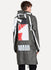 Graphic Print Hooded Coat