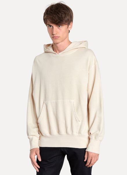 Boxy Fit Hoodie Sand