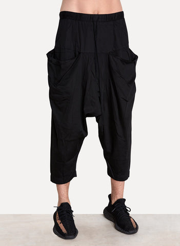 Black Soft Pockets Pant