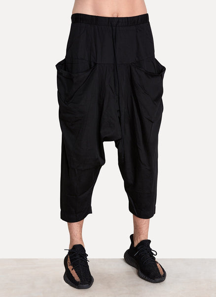 Black Soft Pockets Pant