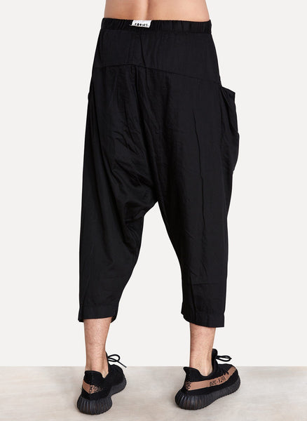 Black Soft Pockets Pant