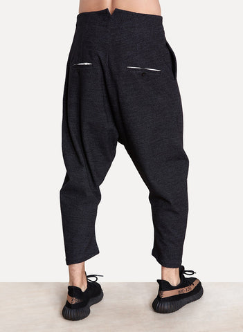 Pulled Front Pants Anthracite
