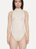 High Legline Bodysuit Off White