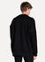 Black Roughened Crewneck Sweat