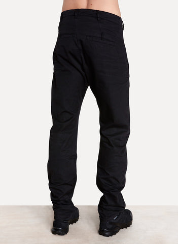 Black Dye Drop Crotch Pant