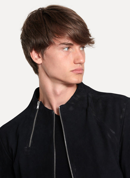 Lambskin Double Zip Jacket