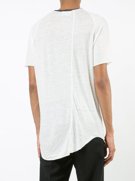 White Linen Tshirt