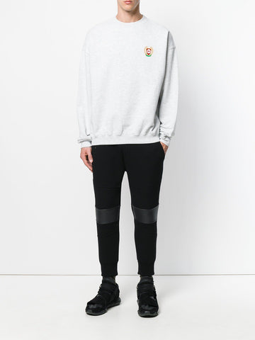 Heather Cotton Calabasas Crest Sweatshirt