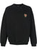 Ink Black Cotton Calabasas Crest Sweatshirt