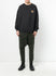 Ink Black Cotton Calabasas Crest Sweatshirt