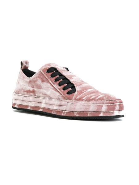 Velvet Lavato Cipria Sneakers