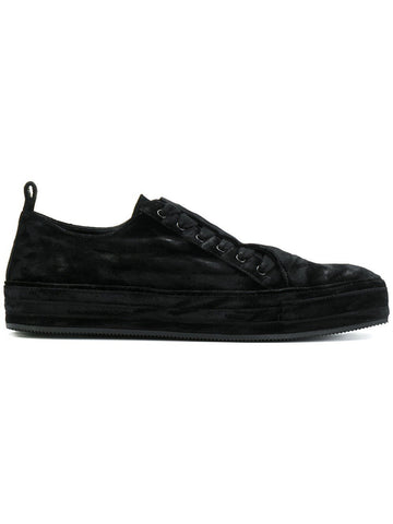 Velvet Lavato Nero Sneakers