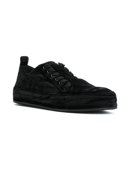 Velvet Lavato Nero Sneakers