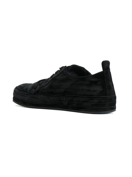 Velvet Lavato Nero Sneakers