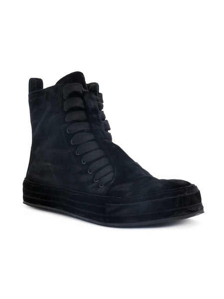 Velvet Lavato Nero Sneakers