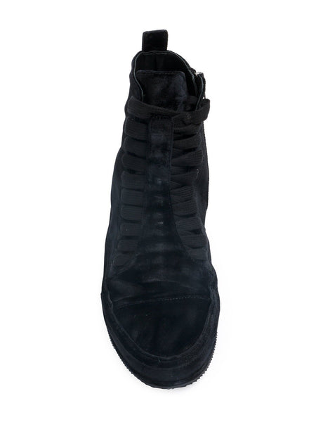 Velvet Lavato Nero Sneakers