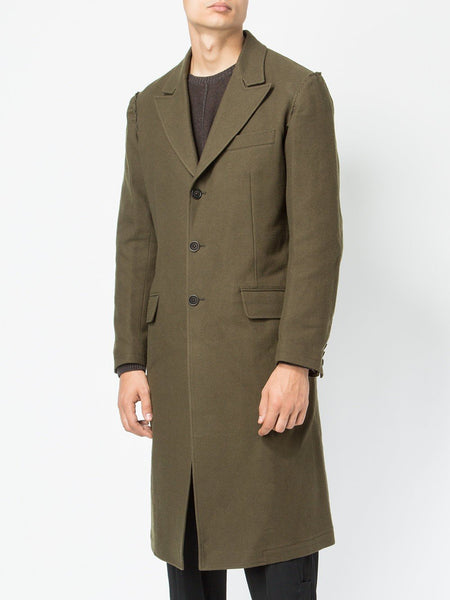 Wool Coat Detachable Vest