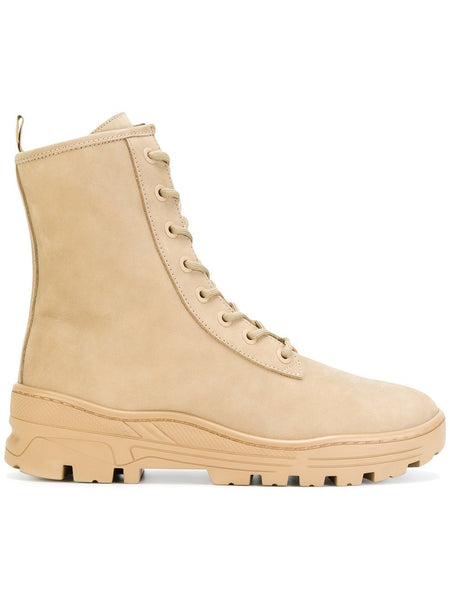 Taupe Nubuk Military Boot