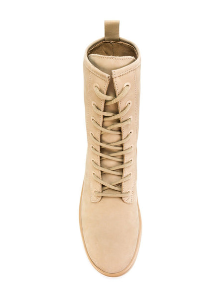 Taupe Nubuk Military Boot