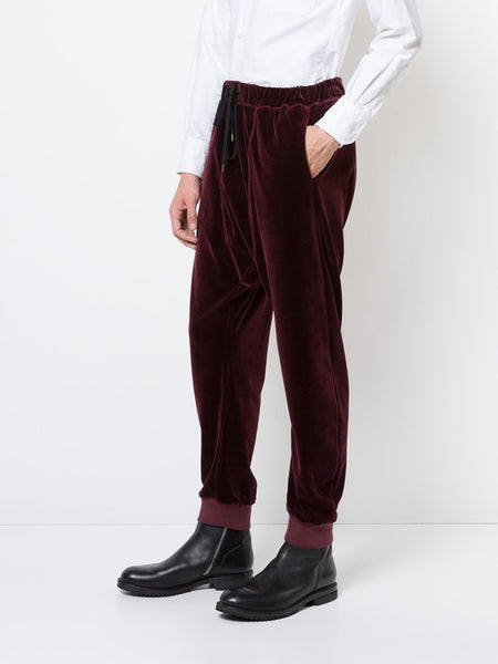 Turpan Cotton Velvet Unisex Joggers