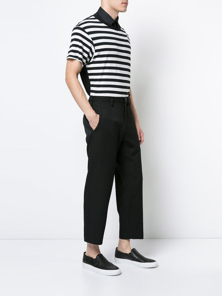 Wool Gabardine Slim Pants