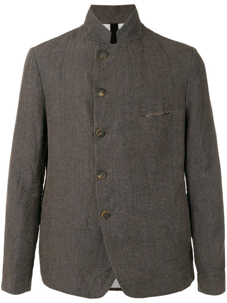 Ramie Linen Slashed Mess Jacket