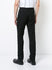 Black Virgin Wool Twisted Seam Trousers