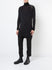 Black Wool Fine Rib Tee