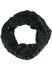 Ring Scarf Black Melange