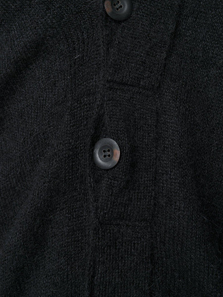 Mohair Cardigan Black