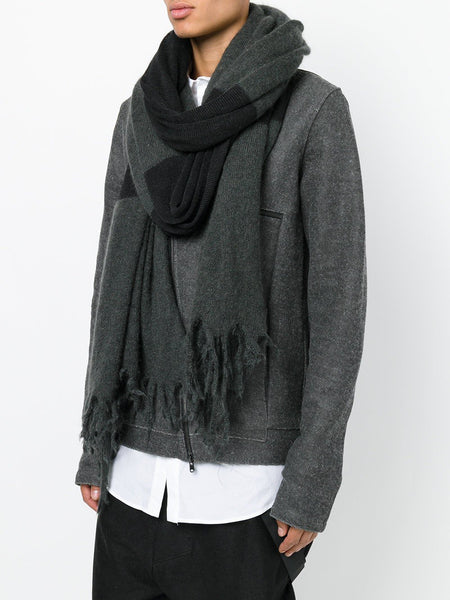 Striped Scarf Grey