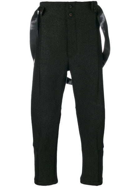 Cropped High Waisted Trousers