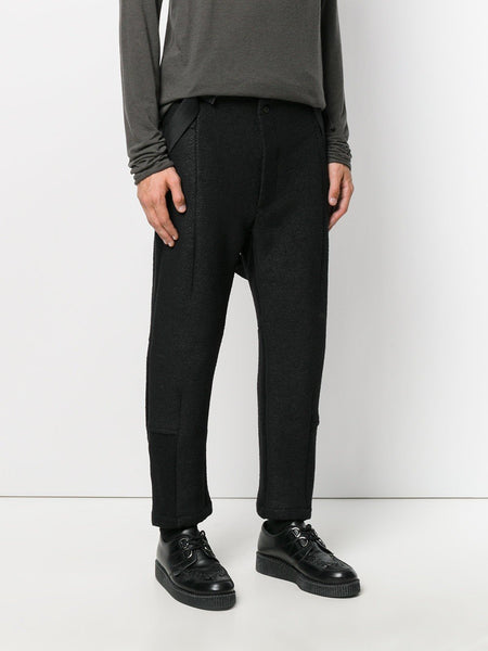 Cropped High Waisted Trousers