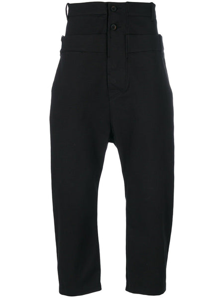 Double Waist Cropped Pant