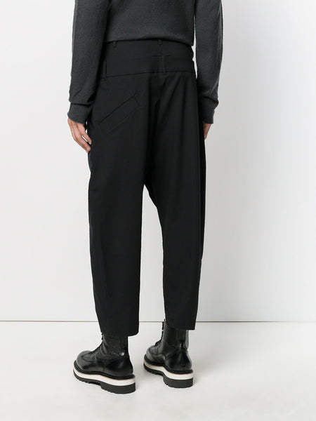 Double Waist Cropped Pant