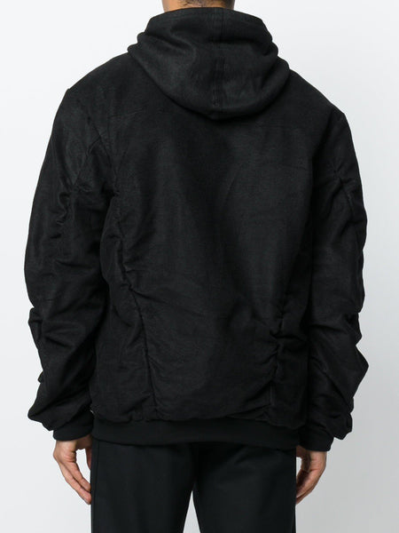 Draped Bomber Black