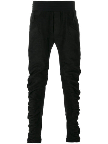 Draped Slim Pant Black