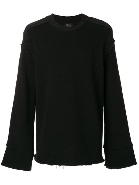 Frayed Jumper Black