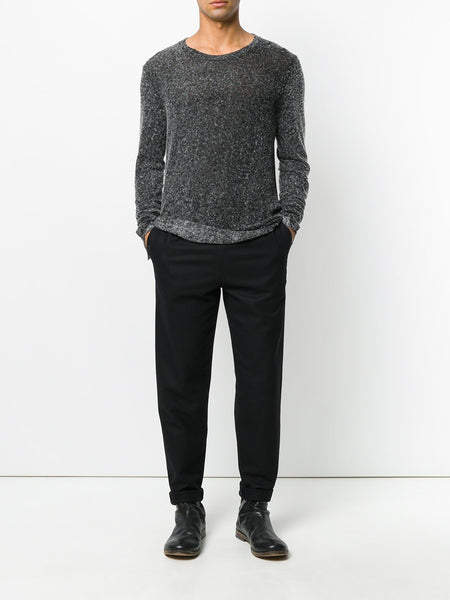 Broken Seam Jumper Black