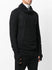 Draped Neck Jumper Black