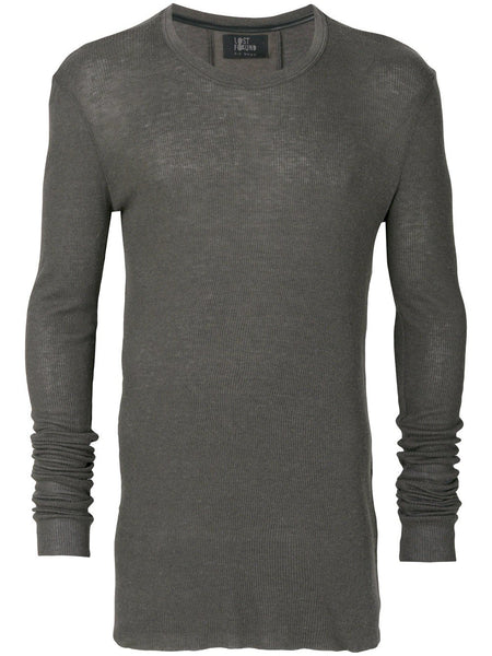 Elongated Sleeves Jumper Anthracite