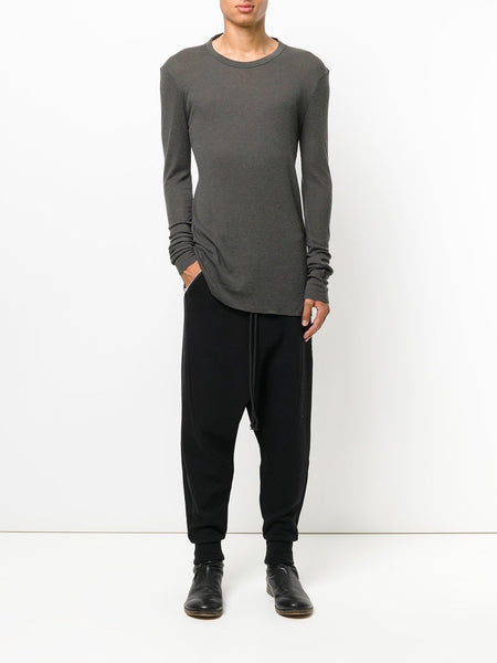 Elongated Sleeves Jumper Anthracite