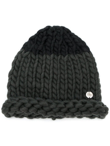 Bicolor Beanie Smoke Black