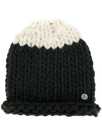 Bicolor Beanie Smoke Ecru