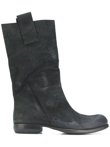 Rugged Slouched Boots Black