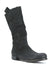 Rugged Slouched Boots Black