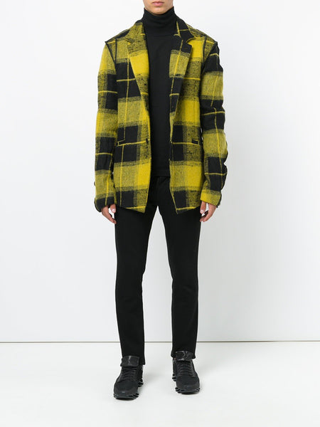 Checked Shirt Jacket Sulpher