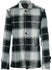 Checked Shirt Jacket Grey