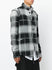 Checked Shirt Jacket Grey