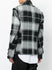 Checked Shirt Jacket Grey